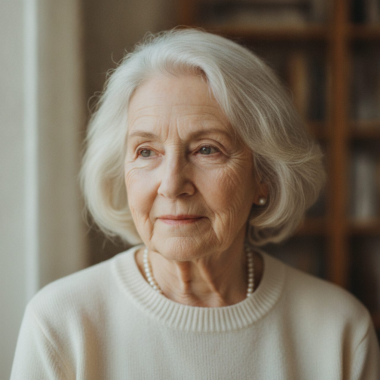 Editorial portrait of a vibrant woman around 100 years old, illustrating the question of the maximum human lifespan